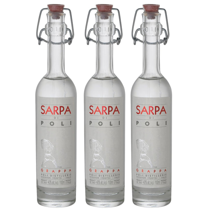 Jacopo Poli Sarpa di Poli Baby Grappa Italien (3 x 0,1l) - Versanel - Spirituose