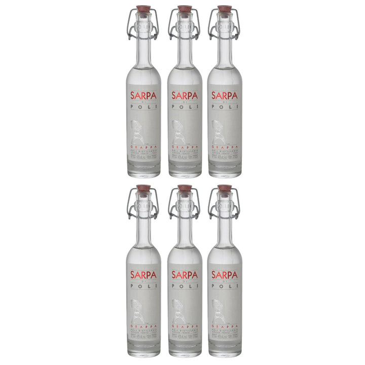 Jacopo Poli Sarpa di Poli Baby Grappa Italien (6 x 0,1l) - Versanel - Spirituose