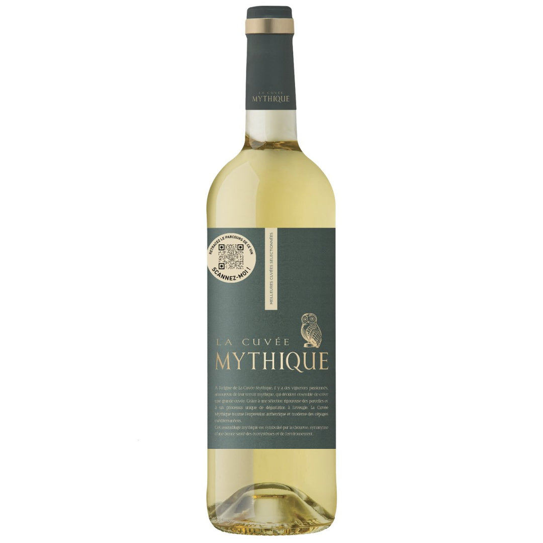 La Cuvée Mythique Blanc Weißwein Wein Trocken Pays d'Oc Frankreich (12 x 0,75l) - Versanel - Wein