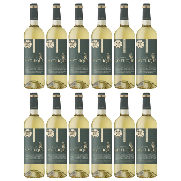 La Cuvée Mythique Blanc Weißwein Wein Trocken Pays d'Oc Frankreich (12 x 0,75l) - Versanel - Wein
