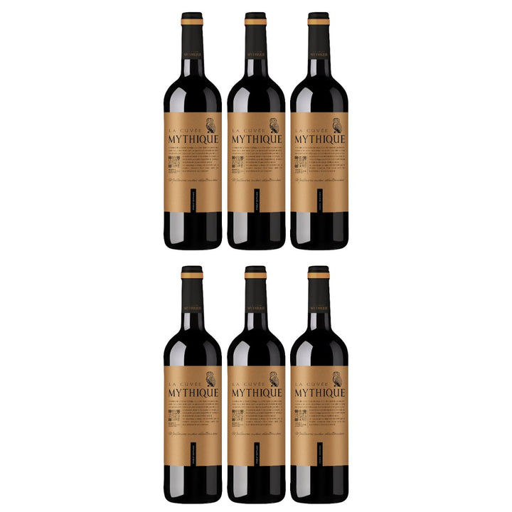 La Cuvée Mythique Rouge Rotwein Wein Trocken Pays d'Oc Frankreich (6 x 0,75l) - Versanel - Wein
