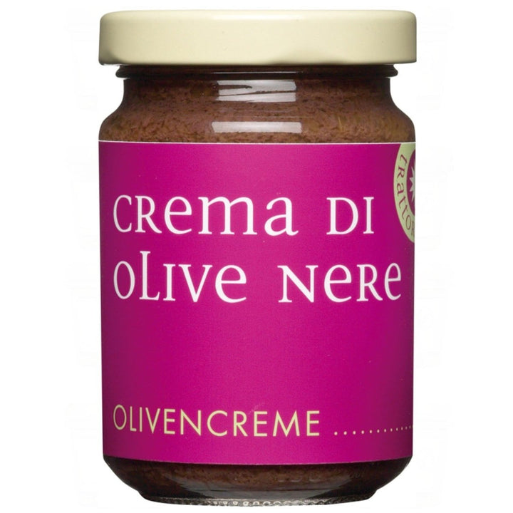La Gallinara Trattoria Anna Crema di Olive Nere Olivencreme schwarz Italien (12 x 130g) - Versanel - 