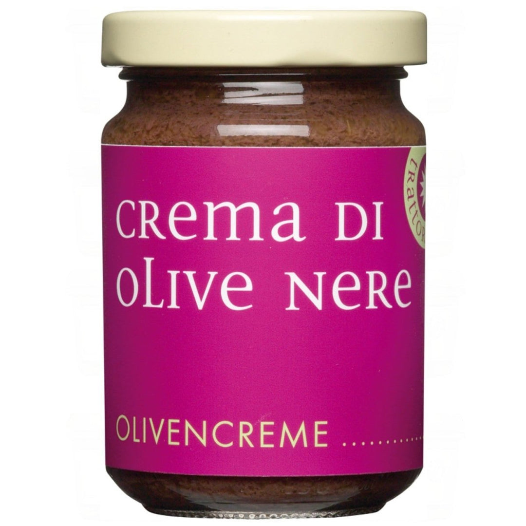 La Gallinara Trattoria Anna Crema di Olive Nere Olivencreme schwarz Italien (6 x 130g) - Versanel - 