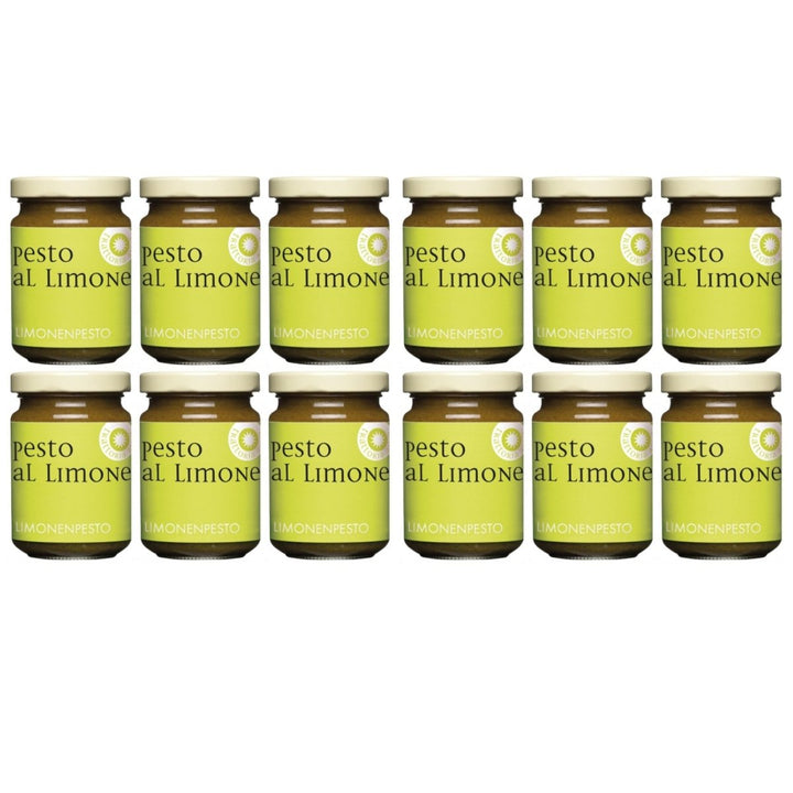 La Gallinara Trattoria Anna Pesto al Limone Pesto mit Zitrone Italien (12 x 130g) - Versanel - 