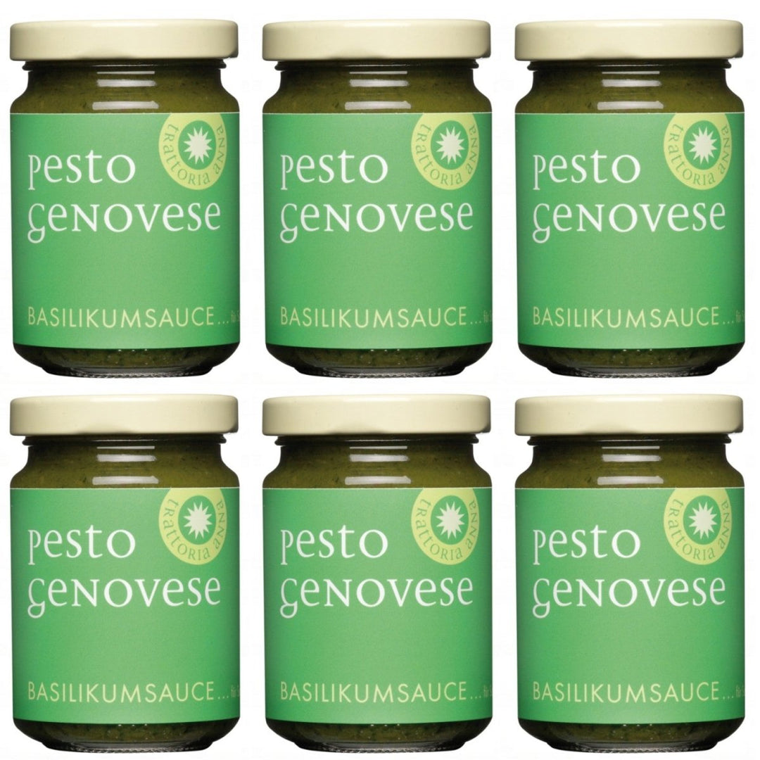 La Gallinara Trattoria Anna Pesto Genovese Pesto nach genueser Art Italien (6 x 130g) - Versanel - 
