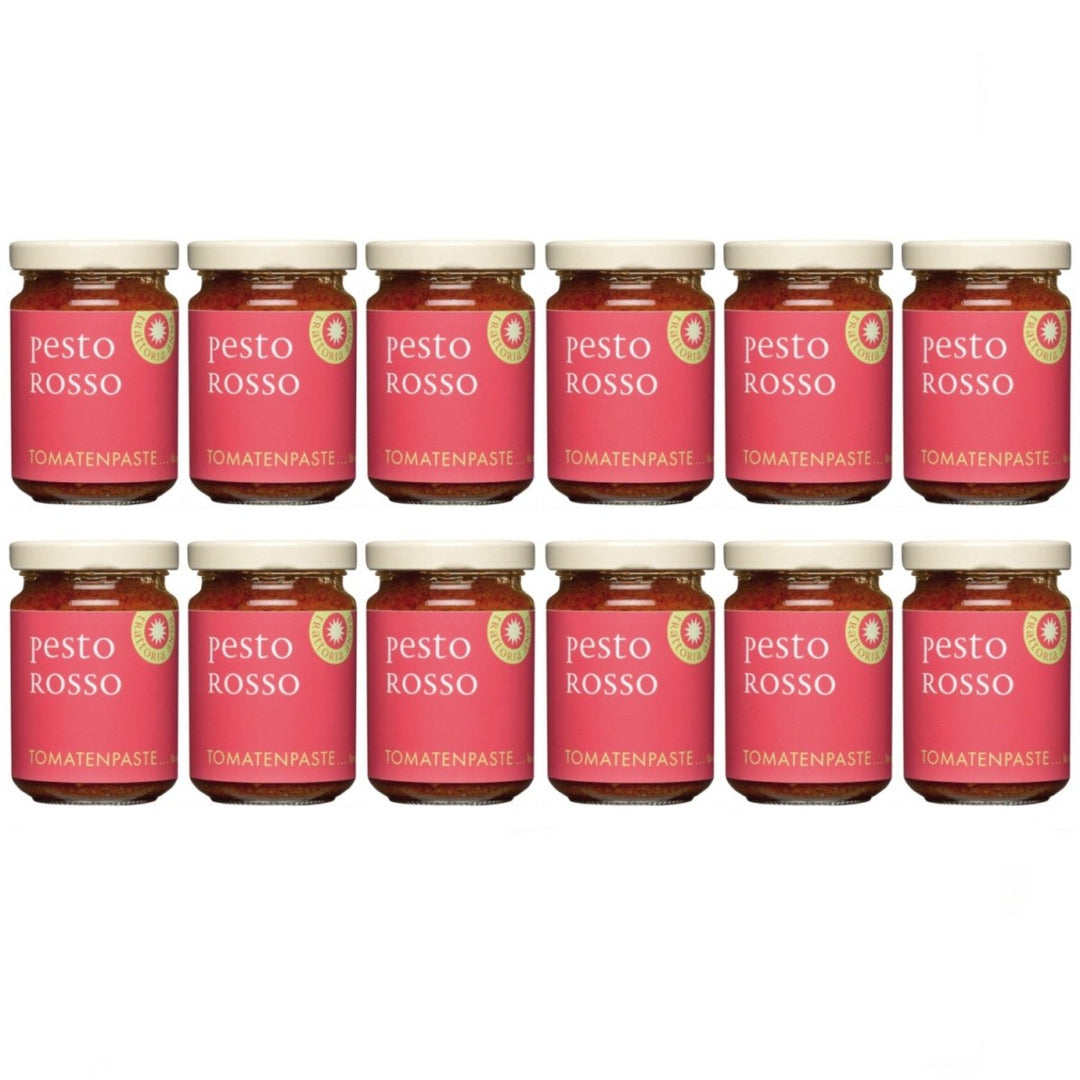 La Gallinara Trattoria Anna Pesto Rosso Rotes Pesto Italien (12 x 130g) - Versanel - 