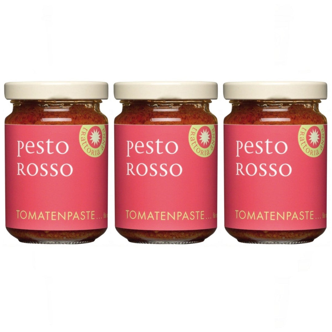La Gallinara Trattoria Anna Pesto Rosso Rotes Pesto Italien (3 x 130g) - Versanel - 