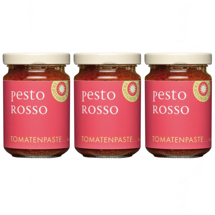 La Gallinara Trattoria Anna Pesto Rosso Rotes Pesto Italien (3 x 130g) - Versanel - 