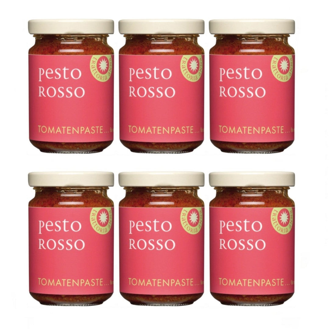 La Gallinara Trattoria Anna Pesto Rosso Rotes Pesto Italien (6 x 130g) - Versanel - 