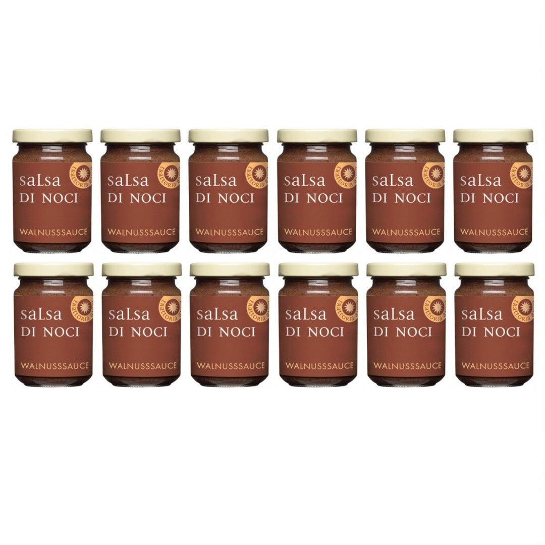 La Gallinara Trattoria Anna Salsa di Noci Walnussauce Italien (12 x 130g) - Versanel - 