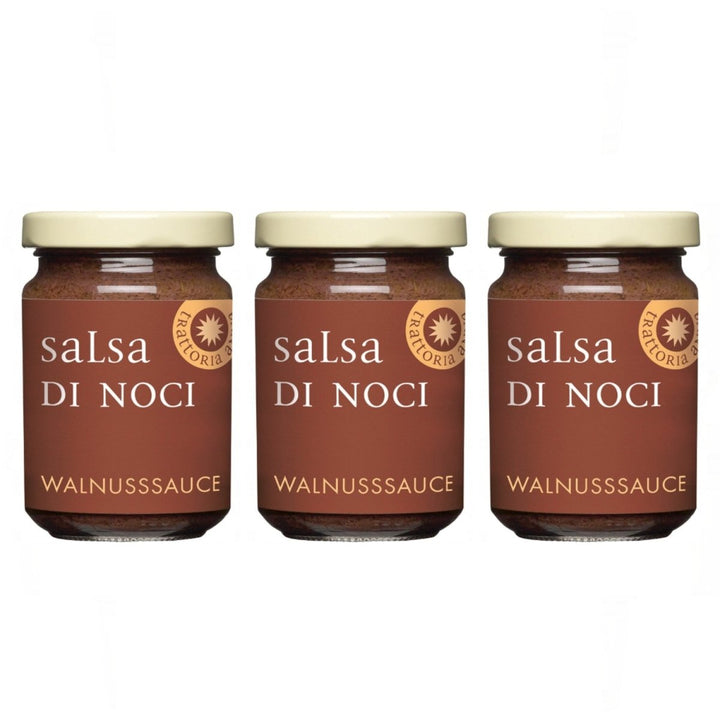 La Gallinara Trattoria Anna Salsa di Noci Walnussauce Italien (3 x 130g) - Versanel - 