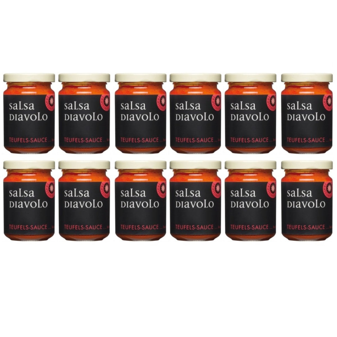 La Gallinara Trattoria Anna Salsa Diavolo Teufels - Sauce Italien (12 x 130g) - Versanel - 