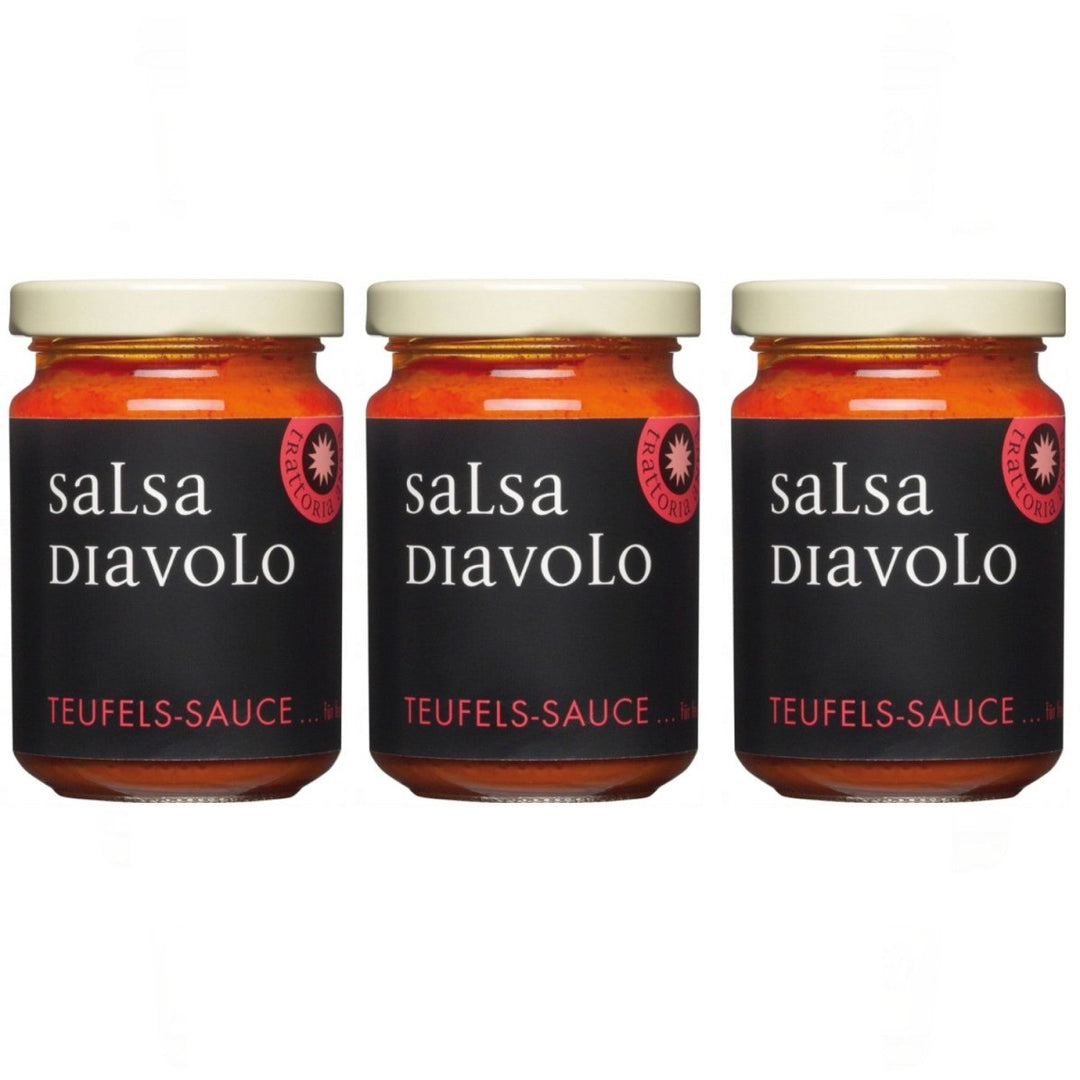 La Gallinara Trattoria Anna Salsa Diavolo Teufels - Sauce Italien (3 x 130g) - Versanel - 