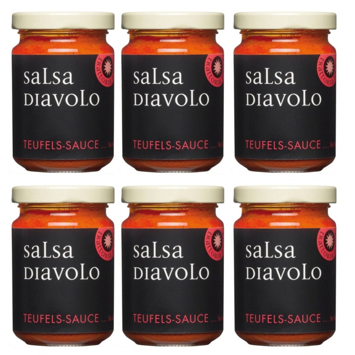 La Gallinara Trattoria Anna Salsa Diavolo Teufels - Sauce Italien (6 x 130g) - Versanel - 