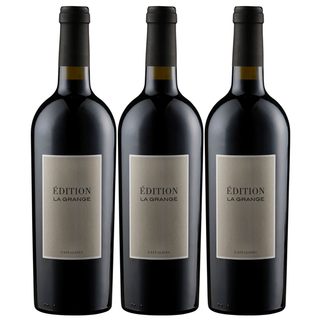 La Grange Castalides Edition AOP Languedoc Rotwein Wein Trocken Languedoc Frankreich (3 x 0,75l) - Versanel - Wein