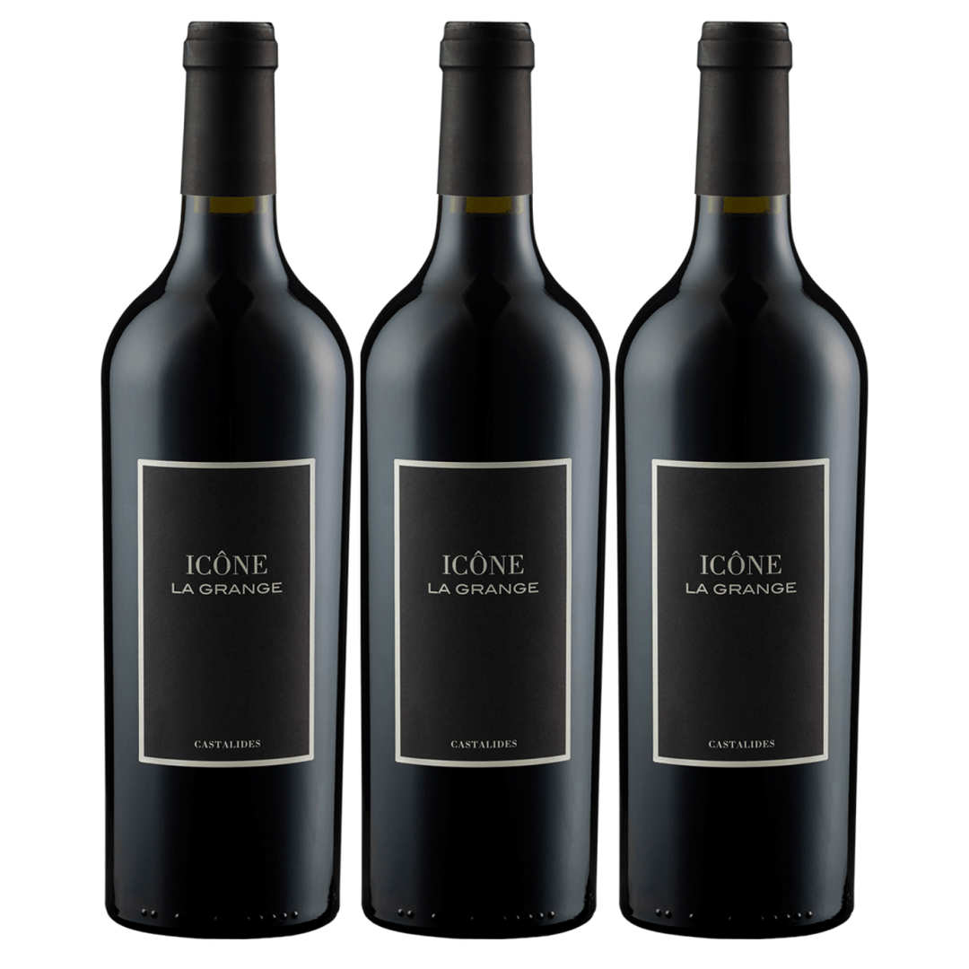 La Grange Castalides Icône AOP Coteaux du Languedoc Rotwein Wein Trocken Languedoc Frankreich (3 x 0,75l) - Versanel - Wein