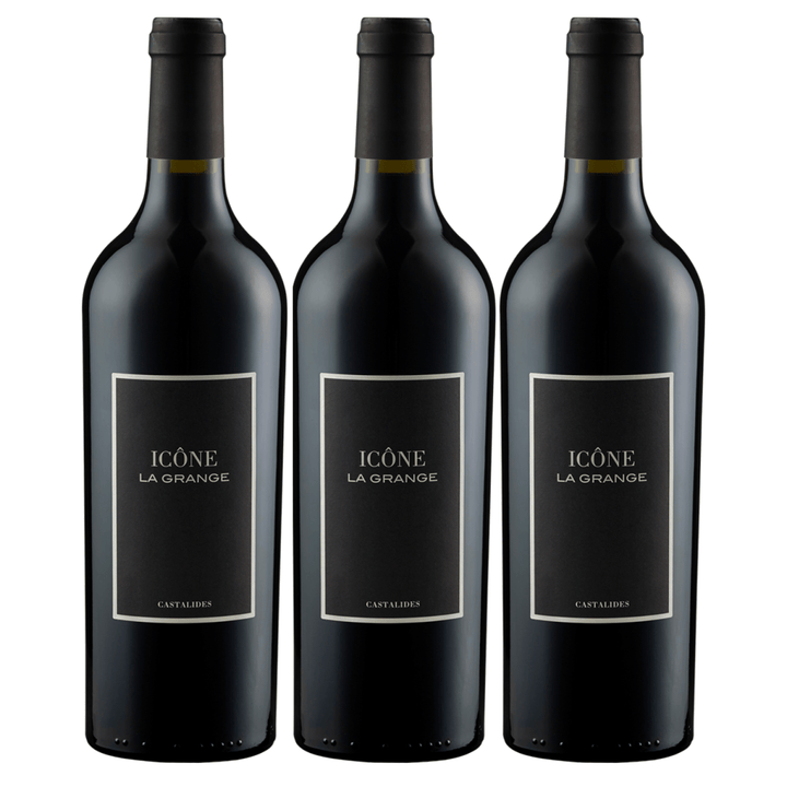 La Grange Castalides Icône AOP Coteaux du Languedoc Rotwein Wein Trocken Languedoc Frankreich (3 x 0,75l) - Versanel - Wein