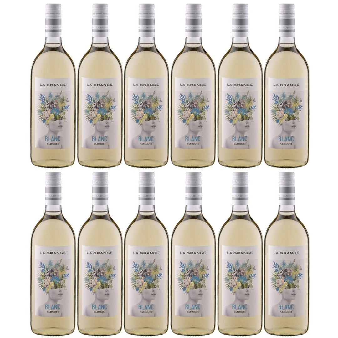 La Grange Classique Blanc IGP Pays d'Oc 1,0 Ltr Weißwein Wein Trocken Languedoc Frankreich (12 x 1l) - Versanel - Wein
