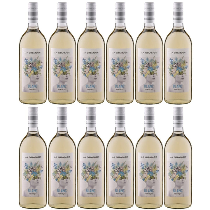 La Grange Classique Blanc IGP Pays d'Oc 1,0 Ltr Weißwein Wein Trocken Languedoc Frankreich (12 x 1l) - Versanel - Wein