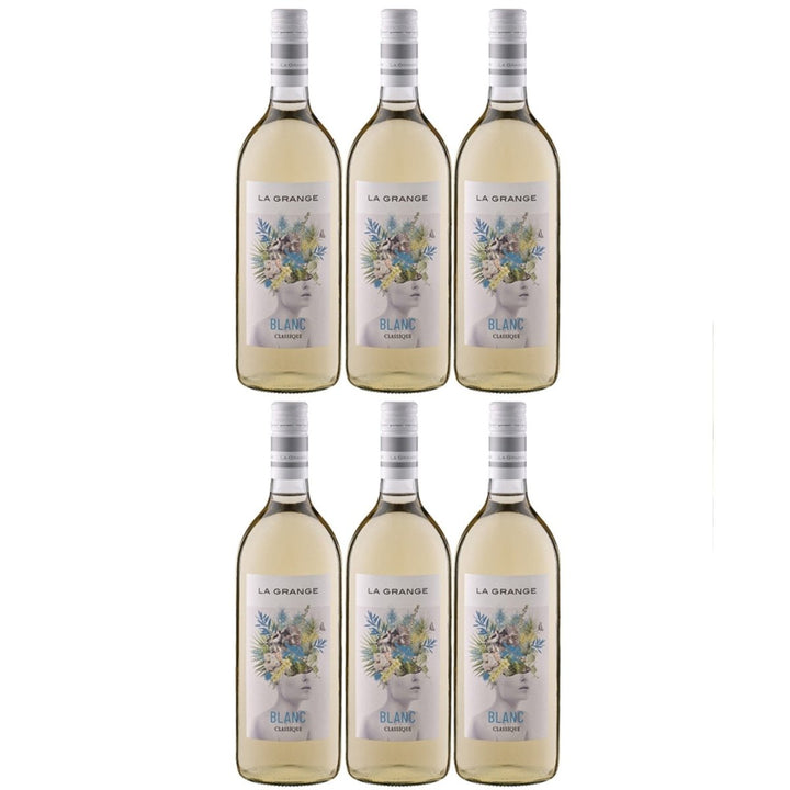 La Grange Classique Blanc IGP Pays d'Oc 1,0 Ltr Weißwein Wein Trocken Languedoc Frankreich (6 x 1l) - Versanel - Wein