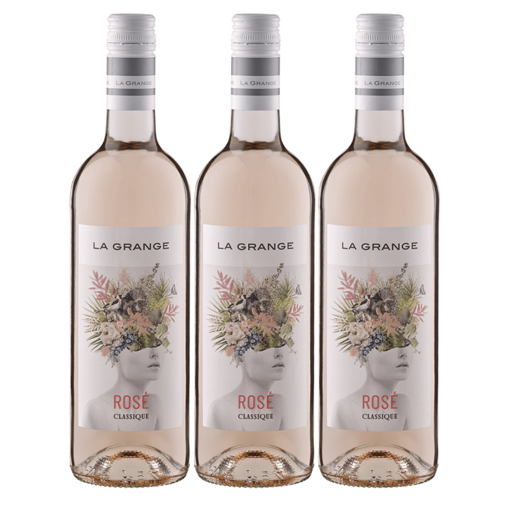 La Grange Classique Rosé IGP Pays d'Oc Roséwein Wein Trocken Languedoc Frankreich (3 x 0,75l) - Versanel - Wein