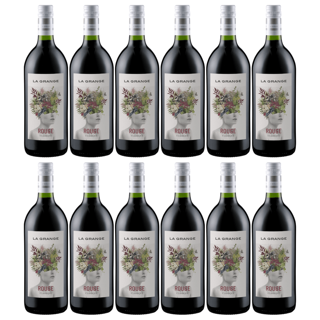 La Grange Classique Rouge IGP Pays d'Oc 1,0 Ltr. Rotwein Wein Trocken Languedoc Frankreich (12 x 1l) - Versanel - Wein