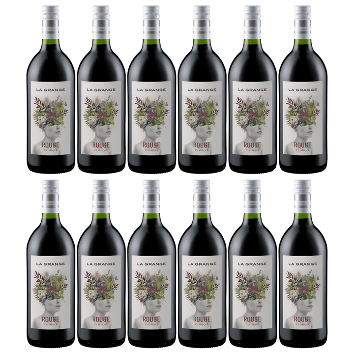 La Grange Classique Rouge IGP Pays d'Oc 1,0 Ltr. Rotwein Wein Trocken Languedoc Frankreich (12 x 1l) - Versanel - Wein