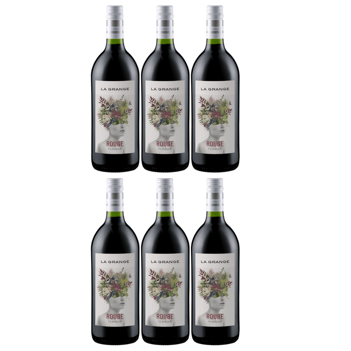 La Grange Classique Rouge IGP Pays d'Oc 1,0 Ltr. Rotwein Wein Trocken Languedoc Frankreich (6 x 1l) - Versanel - Wein