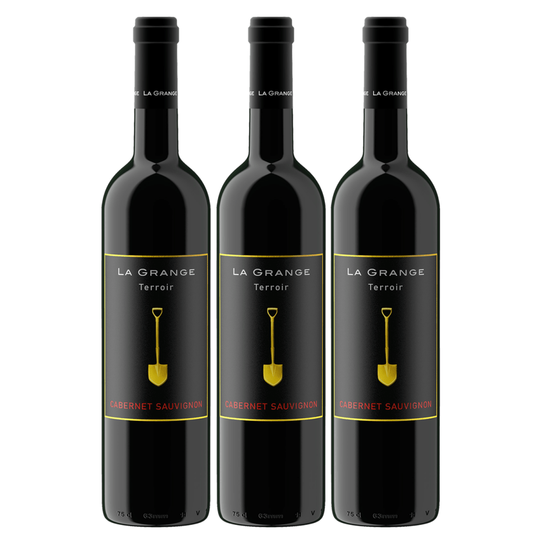 La Grange Terroir Cabernet Sauvignon IGP Pays d'Oc Rotwein Wein Trocken Languedoc Frankreich (3 x 0,75l) - Versanel - Wein