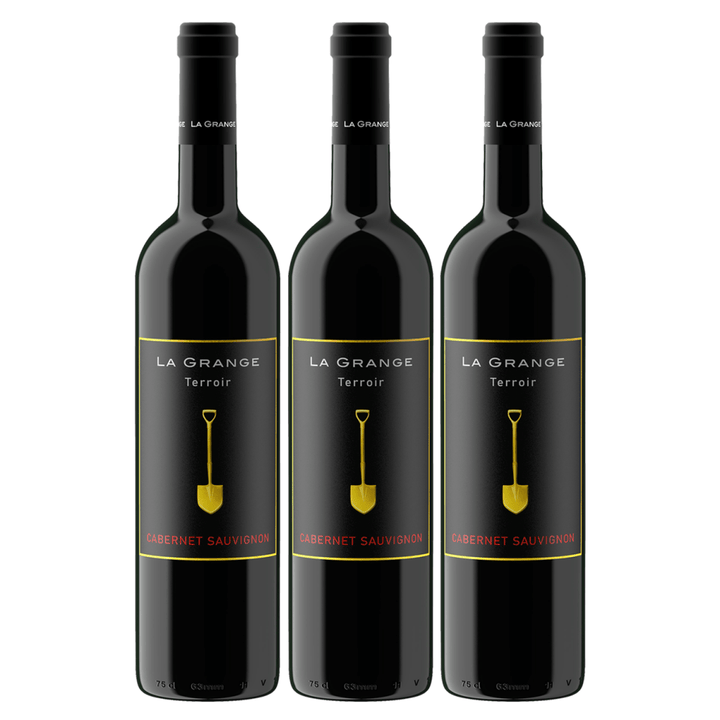 La Grange Terroir Cabernet Sauvignon IGP Pays d'Oc Rotwein Wein Trocken Languedoc Frankreich (3 x 0,75l) - Versanel - Wein