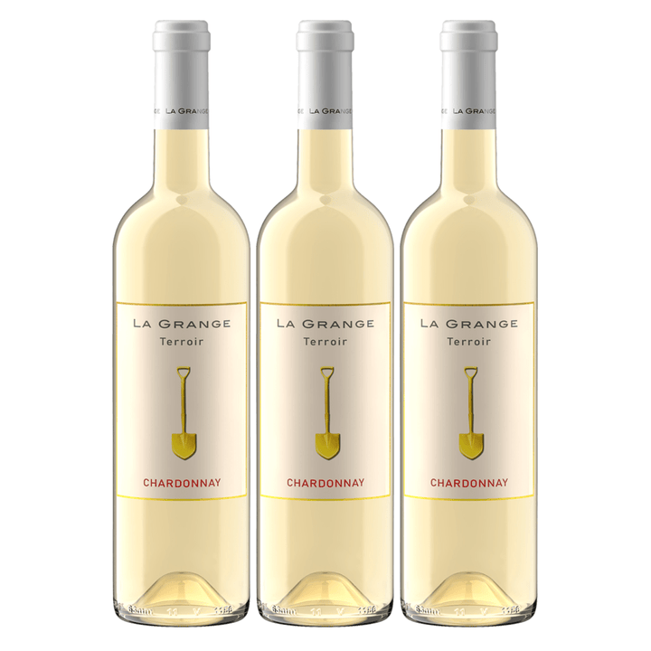 La Grange Terroir Chardonnay IGP Pays d'Oc Weißwein Wein Trocken Languedoc Frankreich (3 x 0,75l) - Versanel - Wein