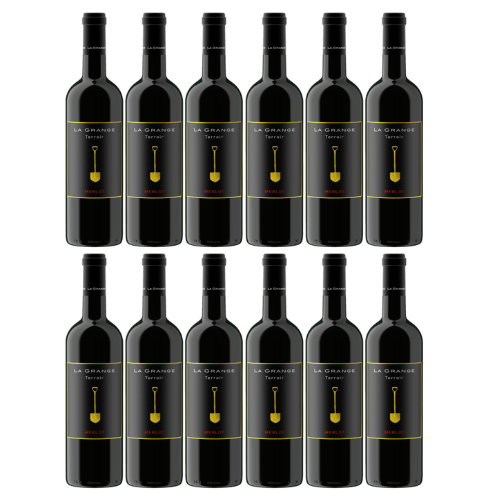 La Grange Terroir Merlot IGP Pays d'Oc Rotwein Wein Trocken Languedoc Frankreich (12 x 0,75l) - Versanel - Wein