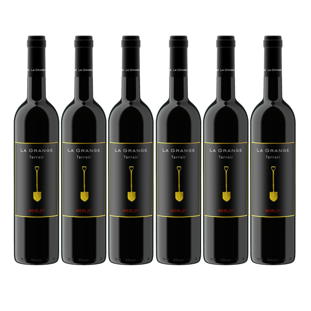 La Grange Terroir Merlot IGP Pays d'Oc Rotwein Wein Trocken Languedoc Frankreich (6 x 0,75l) - Versanel - Wein