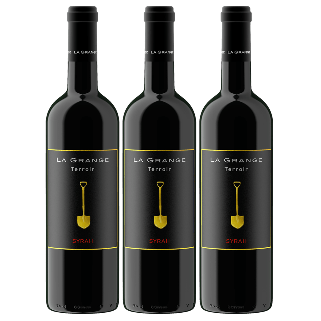 La Grange Terroir Syrah IGP Pays d'Oc Rotwein Wein Trocken Languedoc Frankreich (3 x 0,75l) - Versanel - Wein