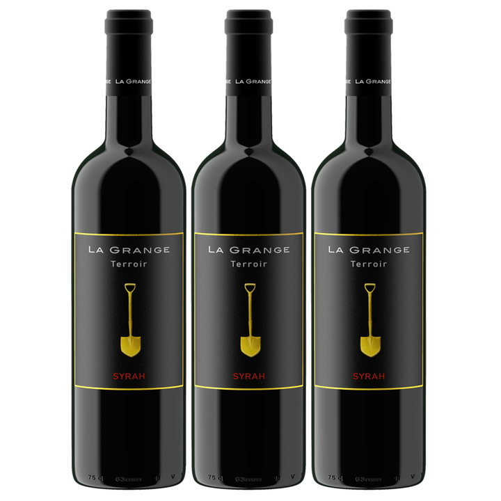La Grange Terroir Syrah IGP Pays d'Oc Rotwein Wein Trocken Languedoc Frankreich (3 x 0,75l) - Versanel - Wein
