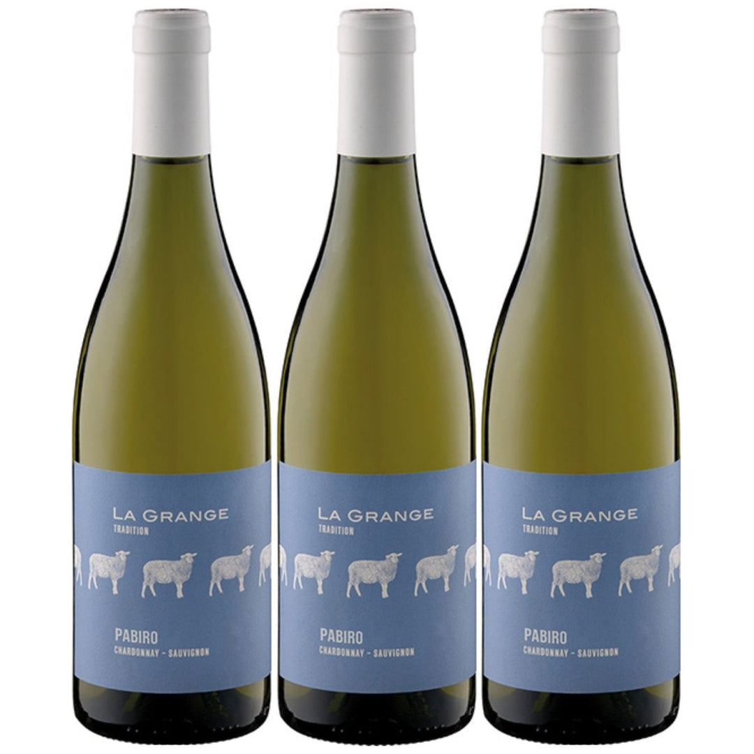 La Grange Tradition Pabiro Blanc Côtes de Thongue IGP Weißwein Wein Trocken Languedoc Frankreich (3 x 0,75l) - Versanel - Wein