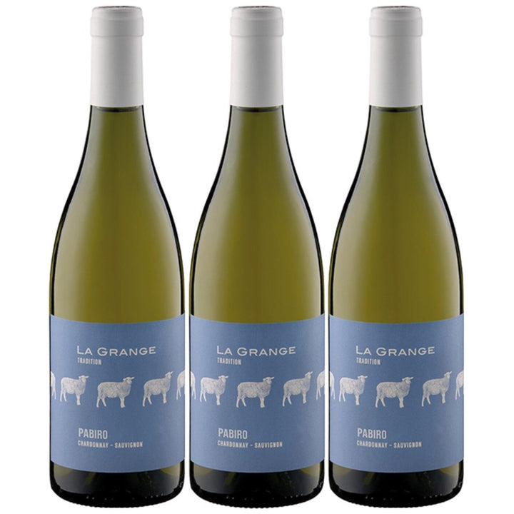 La Grange Tradition Pabiro Blanc Côtes de Thongue IGP Weißwein Wein Trocken Languedoc Frankreich (3 x 0,75l) - Versanel - Wein