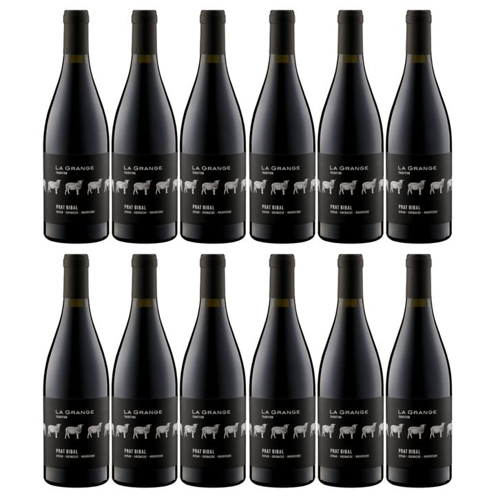 La Grange Tradition Prat Bibal AOP Languedoc Rotwein Wein Trocken Languedoc Frankreich (12 x 0,75l) - Versanel - Wein