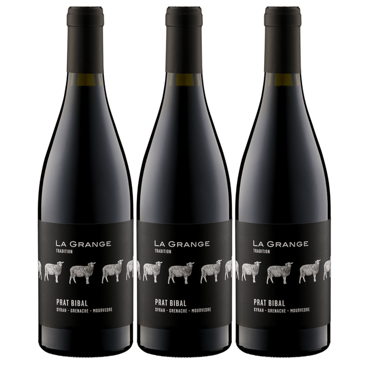 La Grange Tradition Prat Bibal AOP Languedoc Rotwein Wein Trocken Languedoc Frankreich (3 x 0,75l) - Versanel - Wein