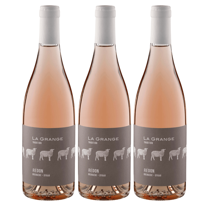 La Grange Tradition Redon Rosé AOP Languedoc Roséwein Wein Trocken Languedoc Frankreich (3 x 0,75l) - Versanel - Wein