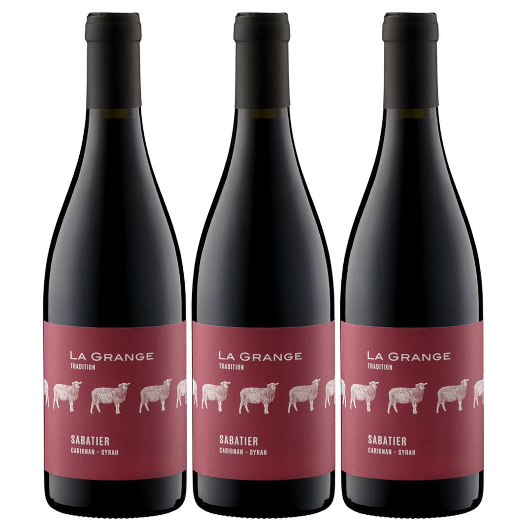 La Grange Tradition Sélection Sabatier AOP Rotwein Wein Trocken Languedoc Frankreich (3 x 0,75l) - Versanel - Wein
