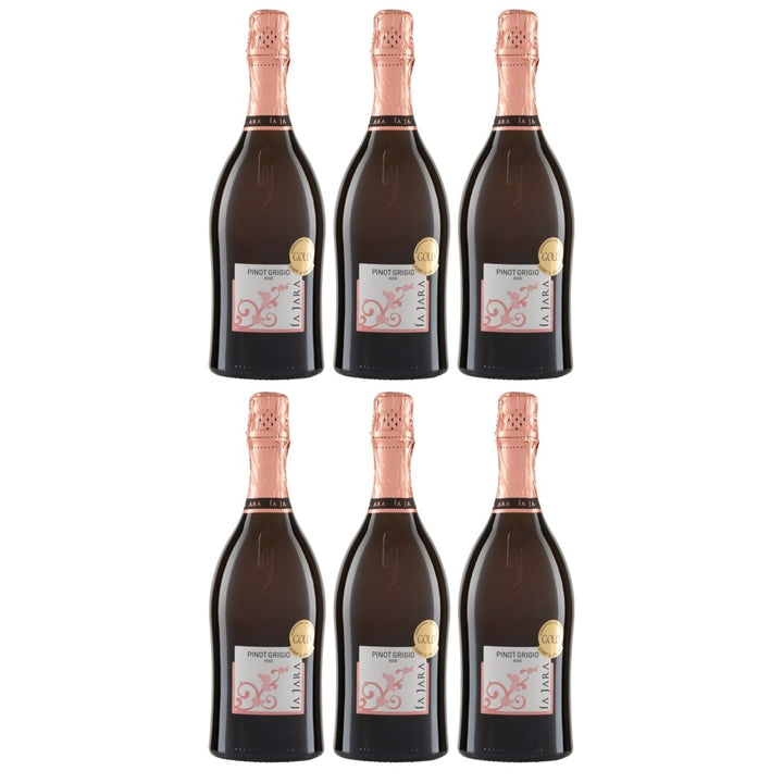 La Jara Spumante Pinot Grigio Rosé Brut Sekt Brut Italien (6 x 0.75l) - Versanel - 
