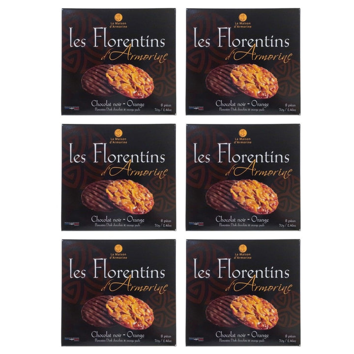 La Maison d'Armorine Florentiner Zartbitterschokolade Frankreich (6 x 70g) - Versanel - 