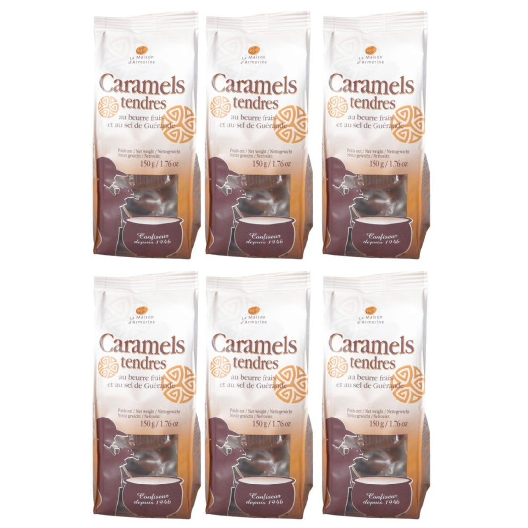 La Maison d'Armorine Gesalzene Butterkaramellbonbons Frankreich (6 x 150g) - Versanel - 