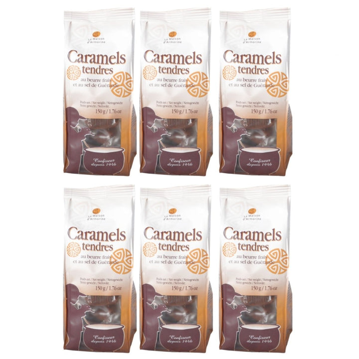 La Maison d'Armorine Gesalzene Butterkaramellbonbons Frankreich (6 x 150g) - Versanel - 