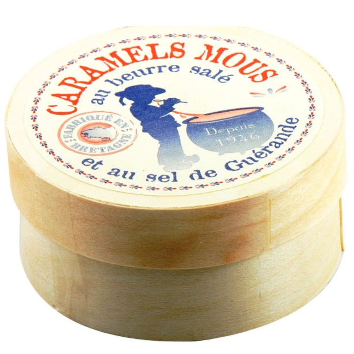 La Maison d'Armorine Gesalzene Butterkaramellbonbons in Holzschachtel Frankreich (3 x 50g) - Versanel - 