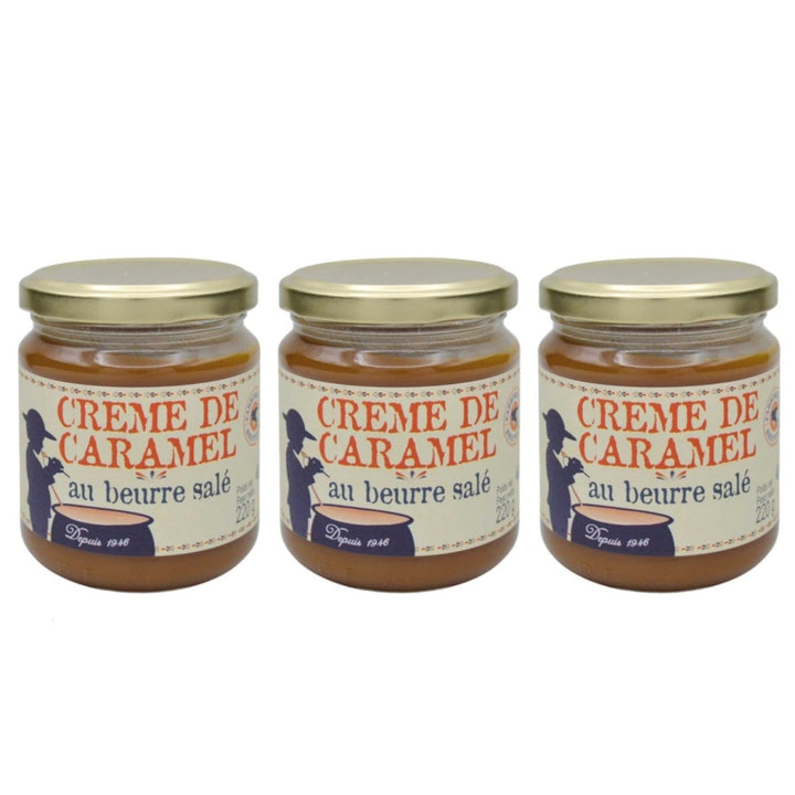 La Maison d'Armorine Gesalzene Butterkaramellcreme Creme de Salidou Frankreich (3 x 220g) - Versanel - 