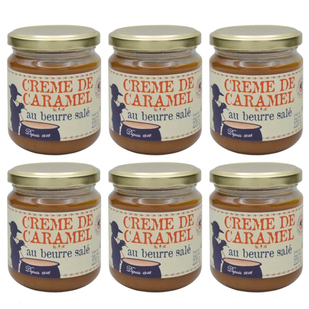 La Maison d'Armorine Gesalzene Butterkaramellcreme Creme de Salidou Frankreich (6 x 220g) - Versanel - 