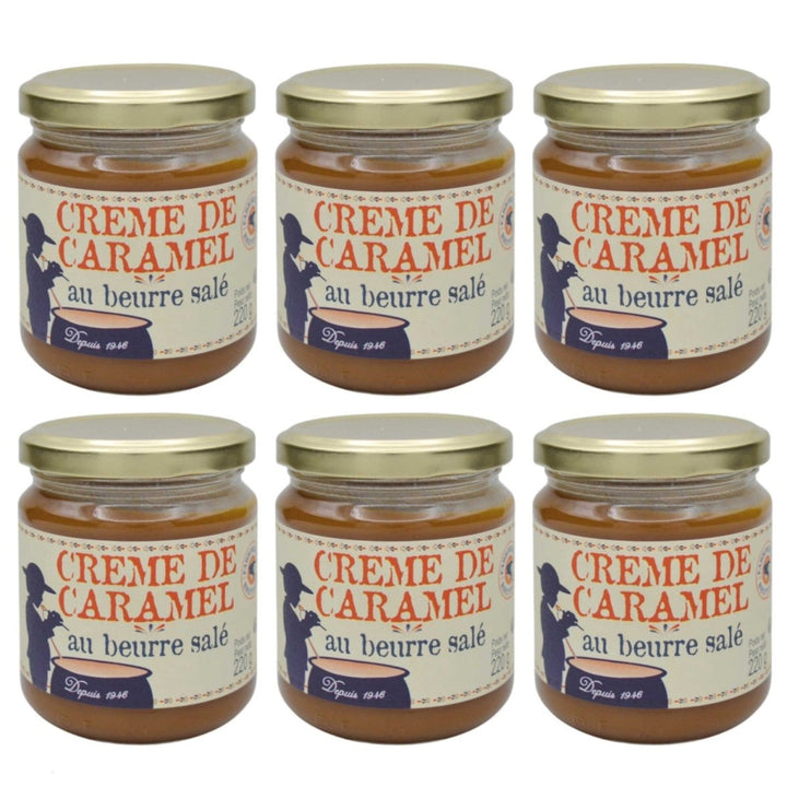 La Maison d'Armorine Gesalzene Butterkaramellcreme Creme de Salidou Frankreich (6 x 220g) - Versanel - 