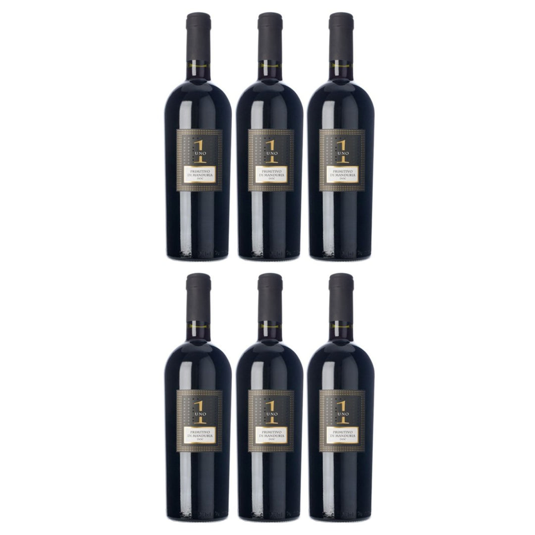 La Volpe Primitivo di Manduria DOC Uno Rotwein Rot Trocken Italien (6 x 0,75l) - Versanel - Wein